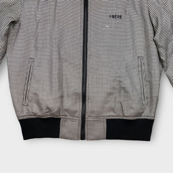 $3795 FRÈRE Men's L Houndstooth New York Designer Full Zip Bomber Jacket Frere - Picture 8 of 11